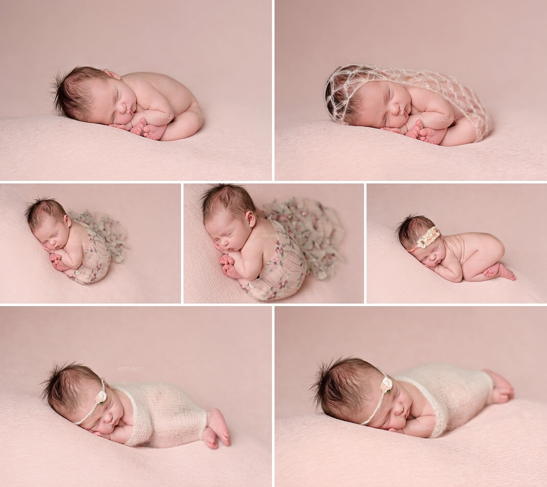 مدل ژست عکس نوزاد در آتلیه عکاسی