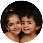 آتلیه عکاسی دونفره کودک در تهران